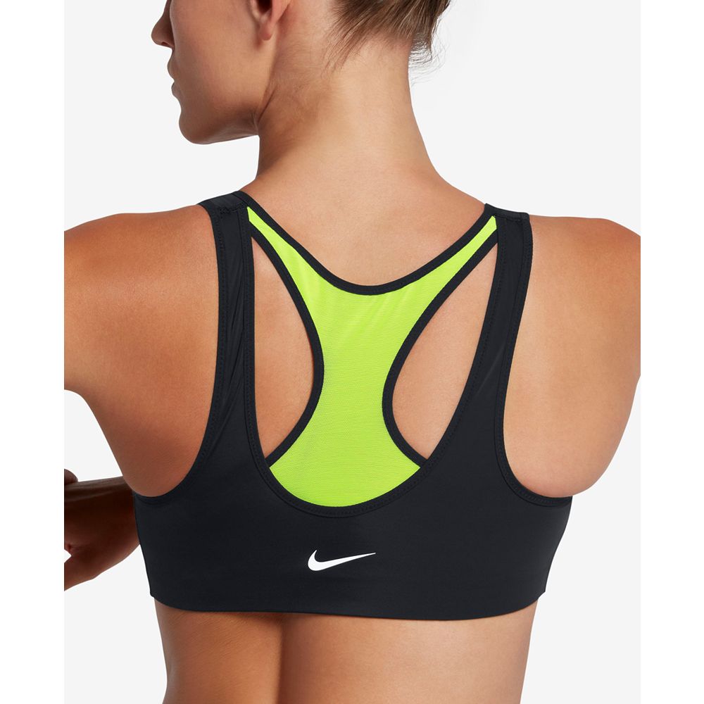 Nike Womens Shape Zip Medium Support Sports Bra