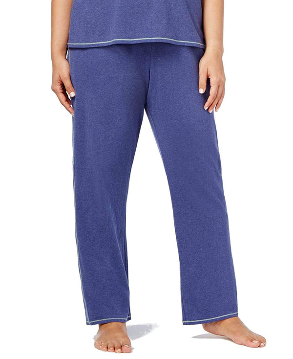 Nautica Womens Plus Size Brushed Jersey Pajama Pants