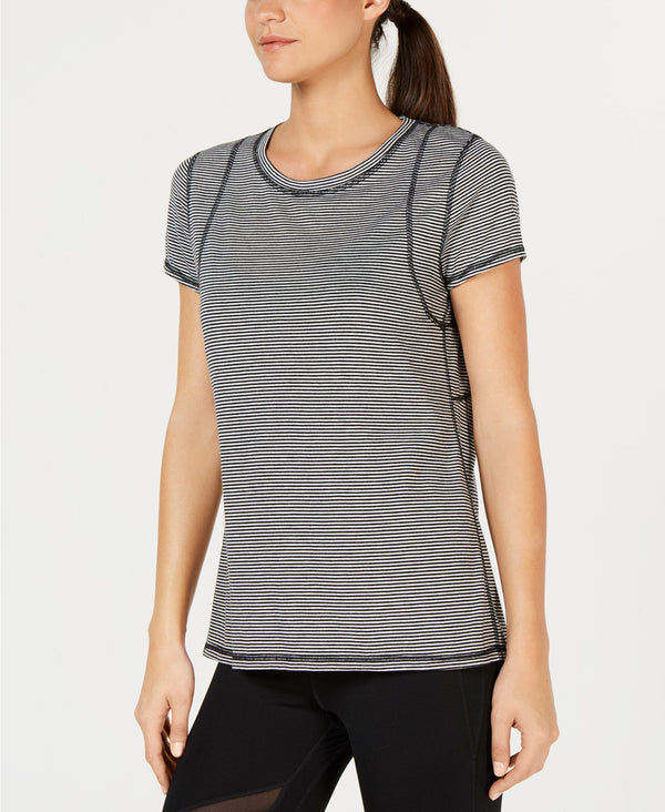 Calvin Klein Womens Inset Shoulder Seams T-Shirt