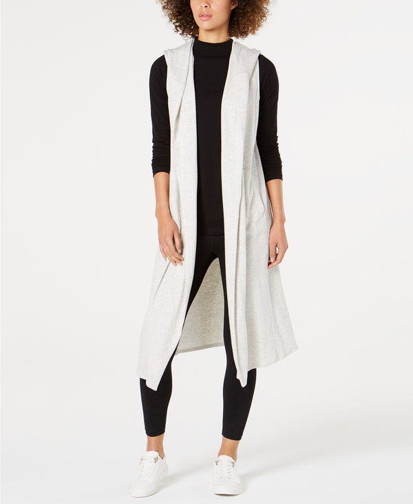 Calvin Klein Womens Performance Hooded Long Vest