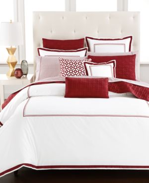 Hotel Collection Embroidered Frame King Comforter
