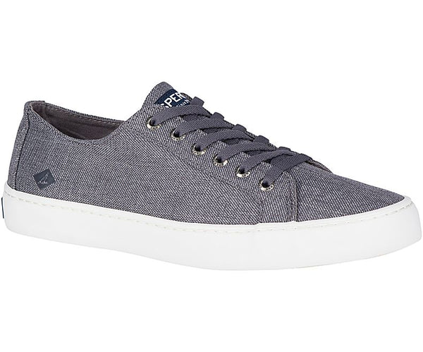 Sperry Mens Cutter Ltt Heathered Denim Lace Up Shoes