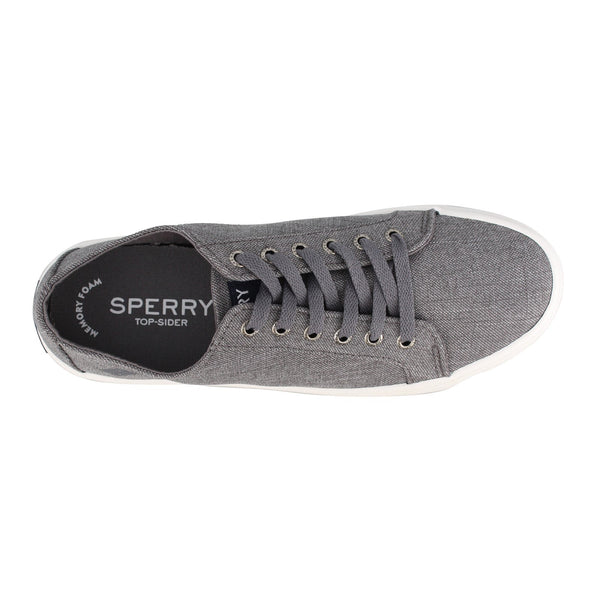 Sperry Mens Cutter Ltt Heathered Denim Lace up Shoes