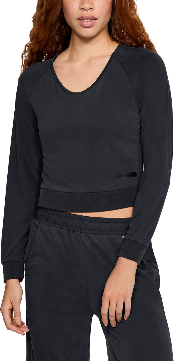 Under Armour Womens Unstoppable Cropped Sweatshirt