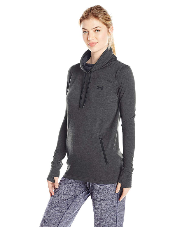 Under Armour Womens Featherweight Fleece Slouchy Pullover Top