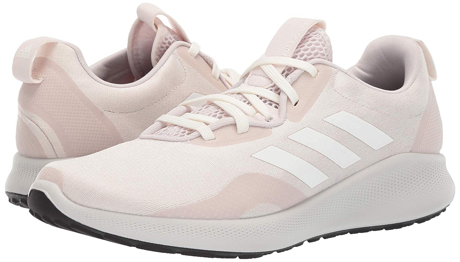 Adidas Womens Purebounc+ Road Running Shoes Orchid Tint/Cloud White/Pink 8.5