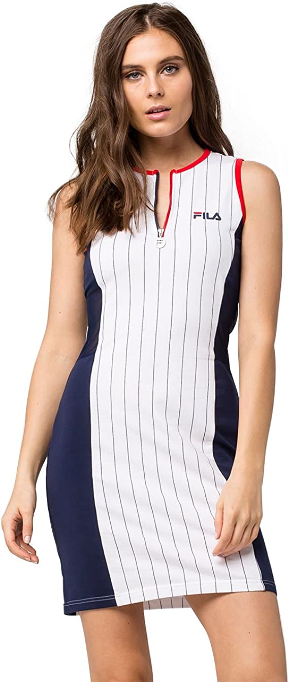 Fila Womens Crystal Dress,White,X-Large