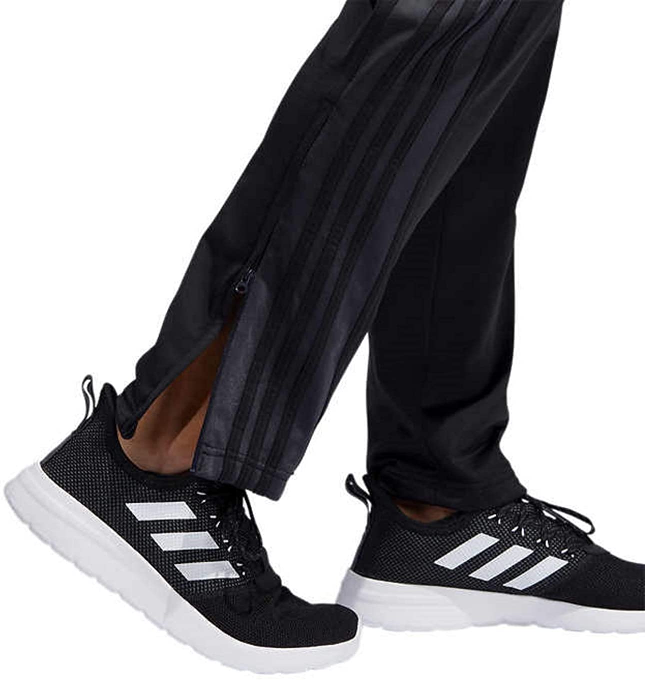 adidas Mens Essential Tricot 3 Stripe Zip Leg Active Pants