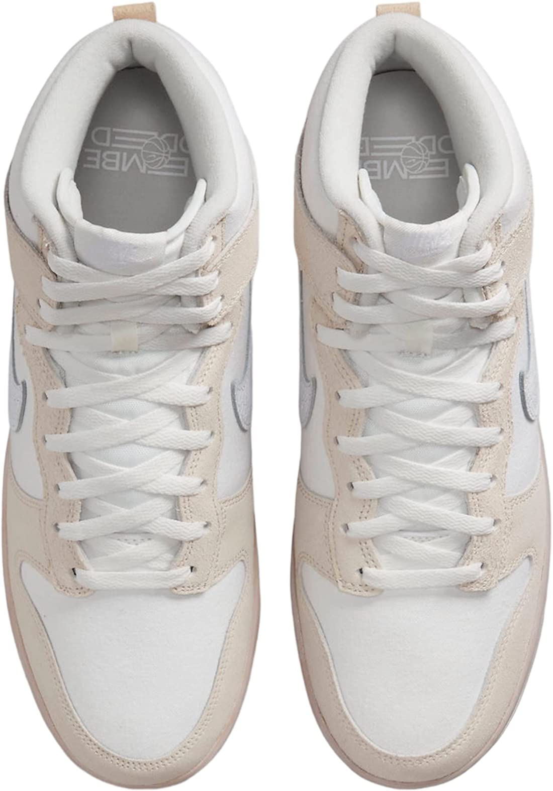 Nike Mens Dunk High SE PRM Shoes,Summit White/White Phantom