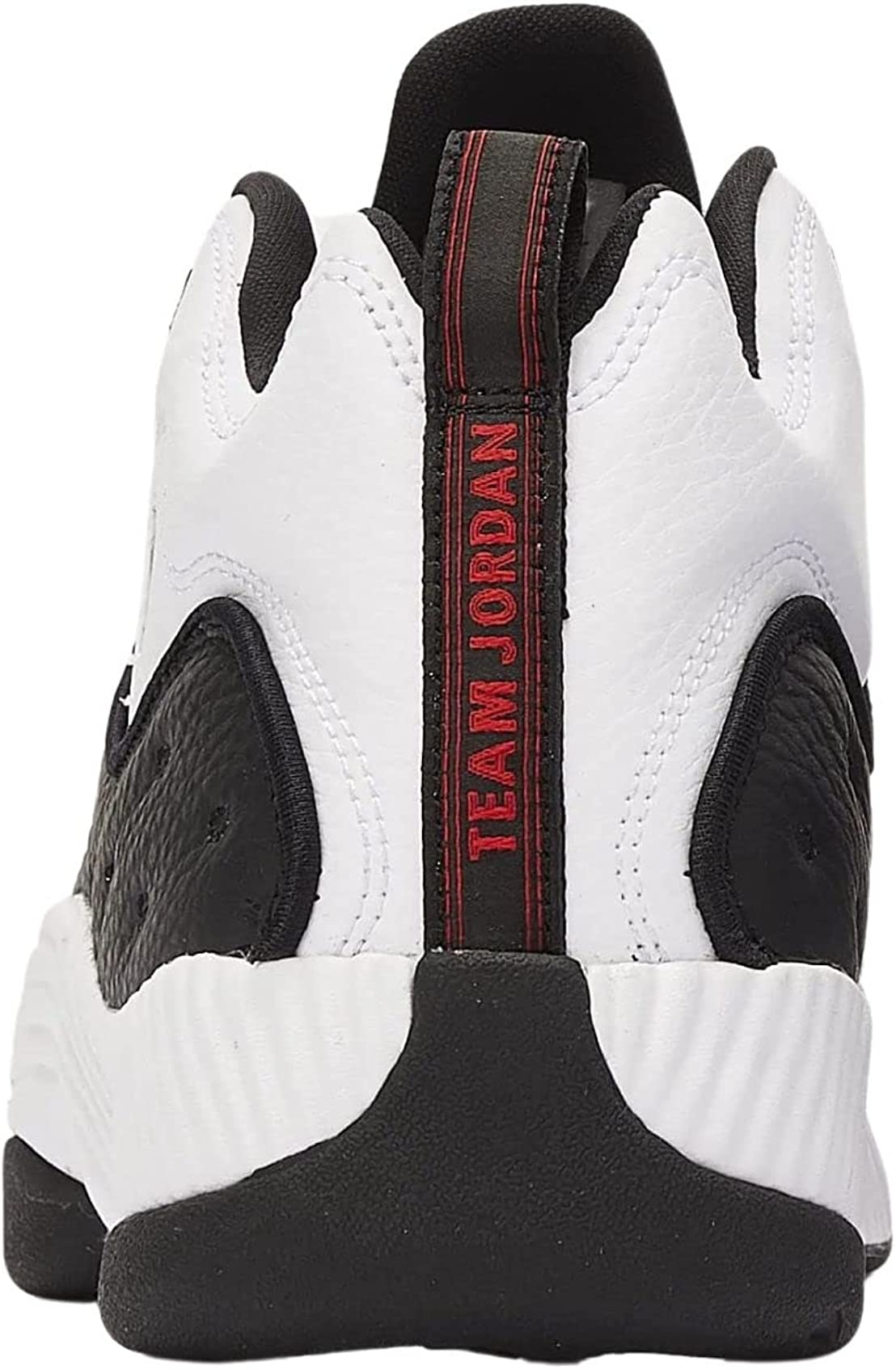 Jordan Mens Jumpman Team II Shoes,White/University Red/Black
