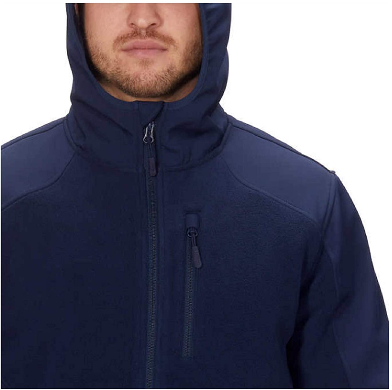 Reebok Mens Hybrid Softshell Hooded Jacket