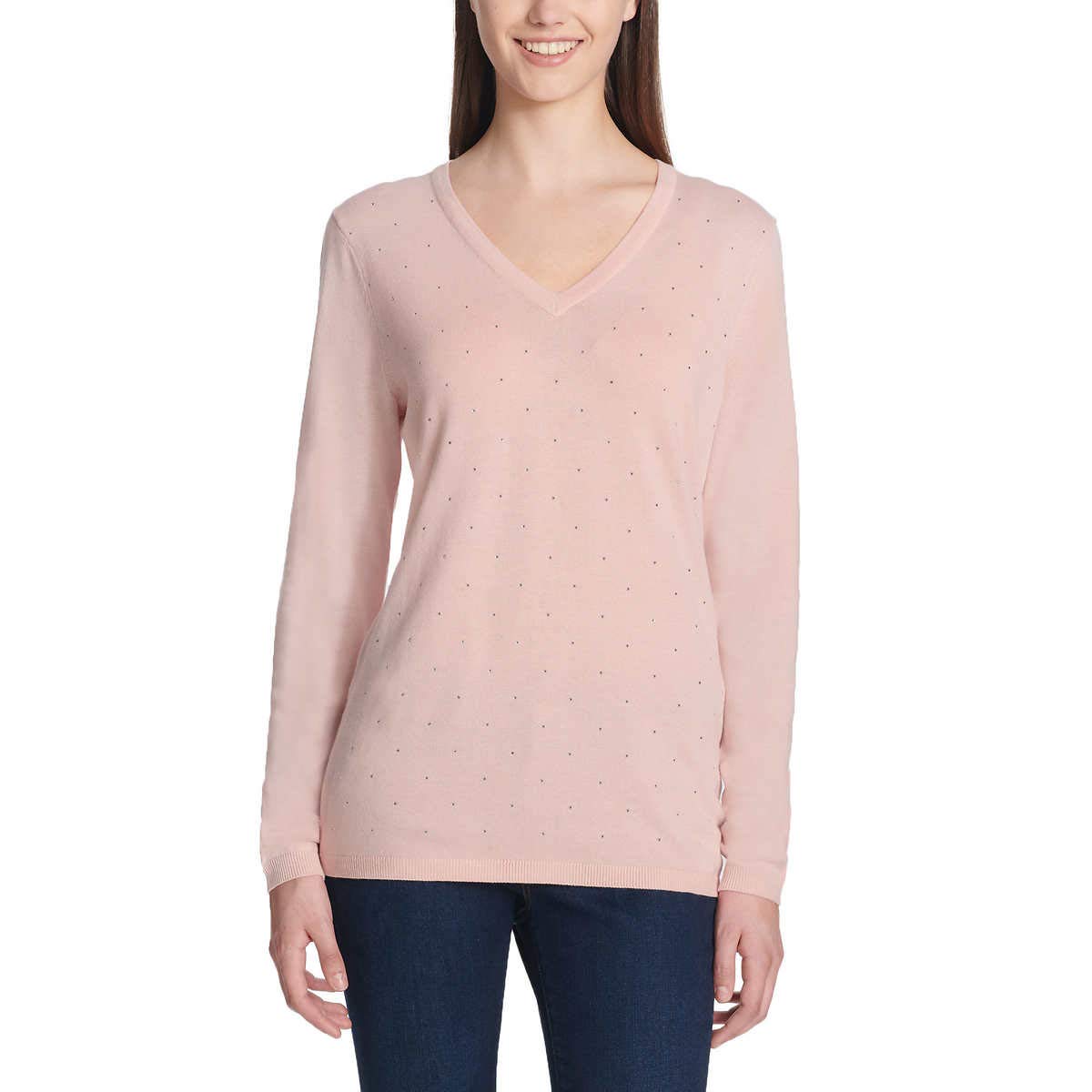 Dkny Womens Embellished Sweater