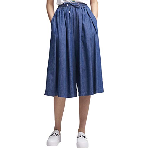 DKNY Womens Cotton Drawstring Skirt Pants