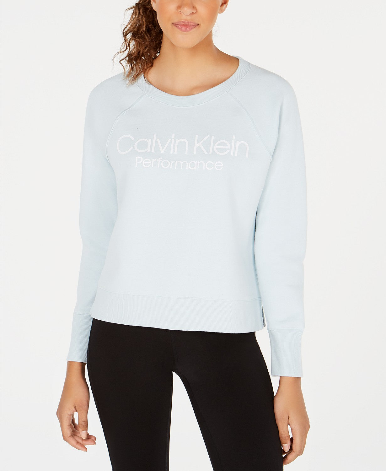 Calvin Klein Womens Performance Logo Sweatshirt