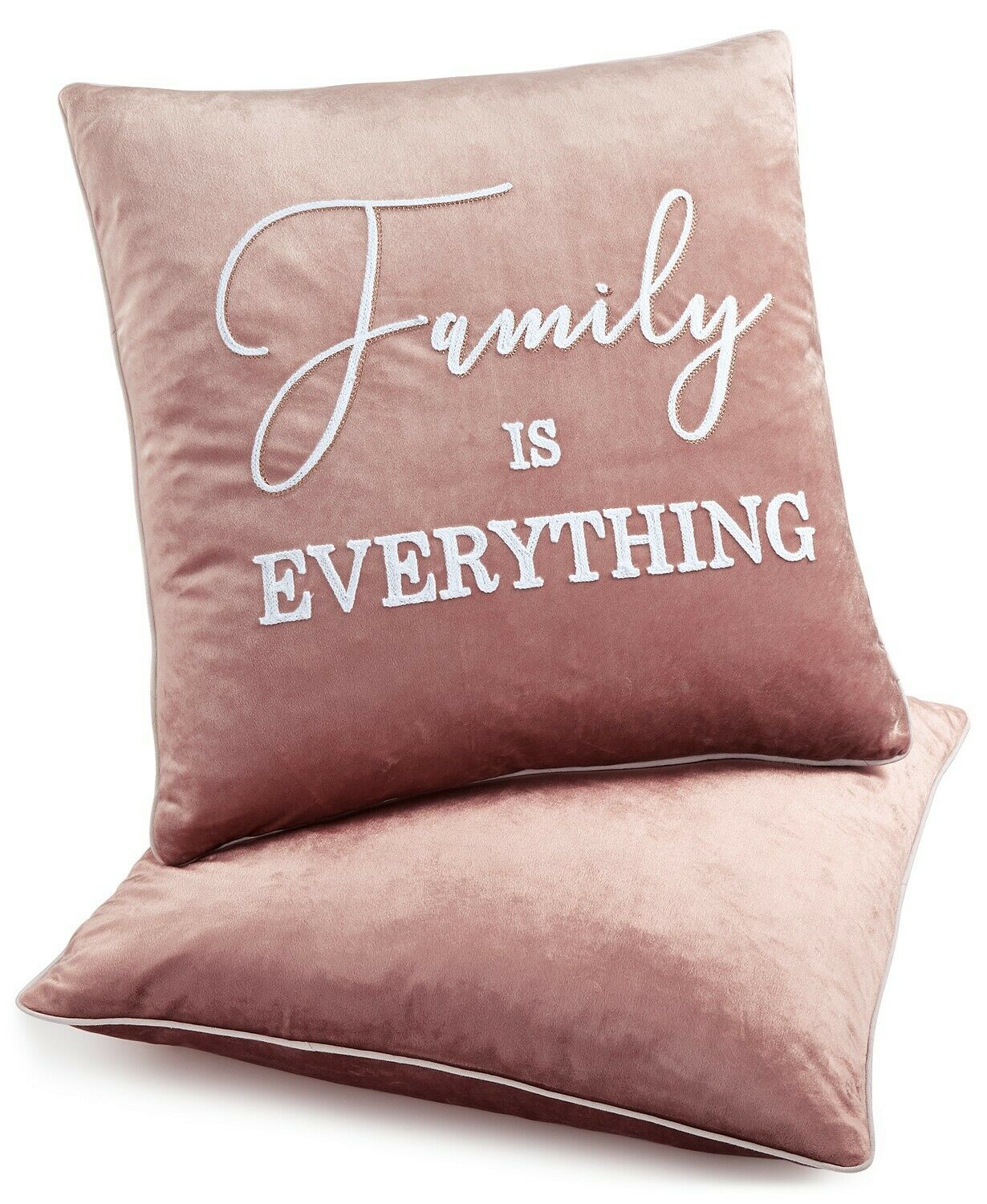 Lacourte 2 Pack family Is Everything Chenille Decorative Pillows