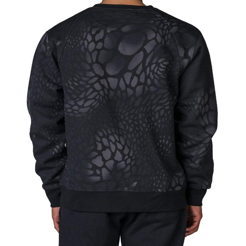 Jordan Mens Black Cat Crewneck Sweatshirt