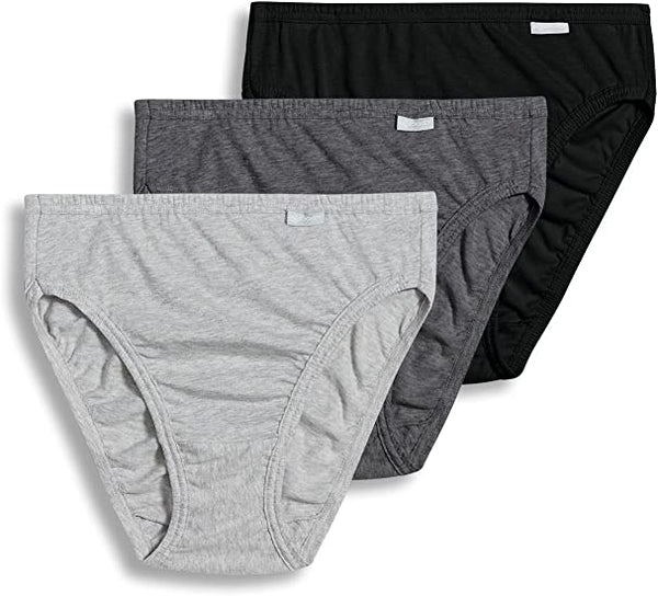 Jockey Womens Underwear Plus Size Elance French Cut - 3 Pack,9