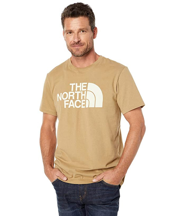 The North Face Mens Half Dome T-Shirt,Tan Vintage White,Large