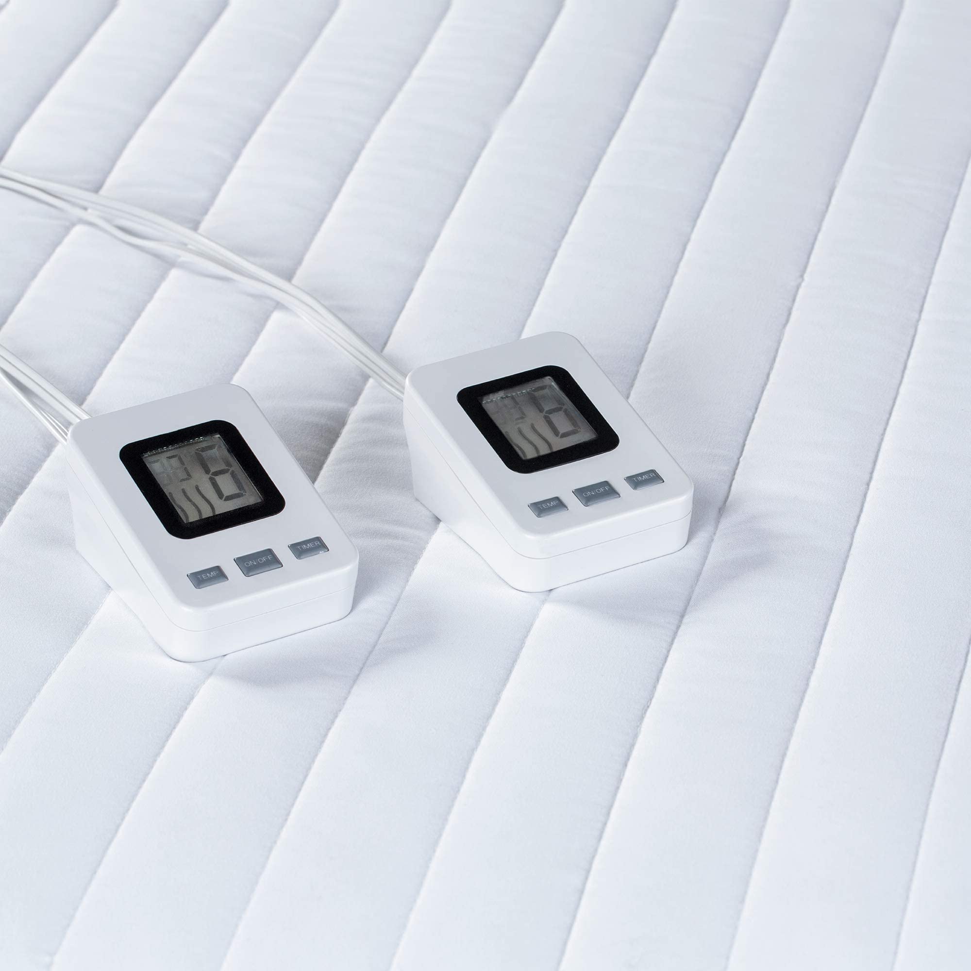 SensorPEDIC Warming Mattress Pad With Two Digital Controllers