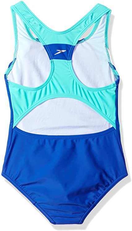 Speedo Girl's Swimsuit One Piece Infinity Splice Thick Strap-Discontinued