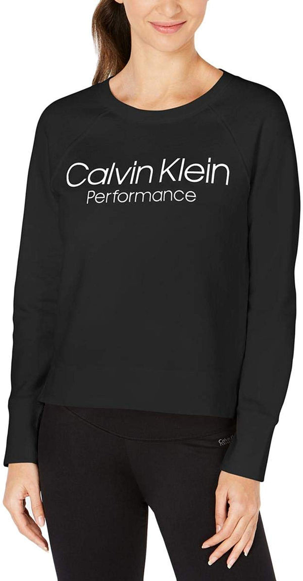 Calvin Klein Womens Performance Logo Sweatshirt
