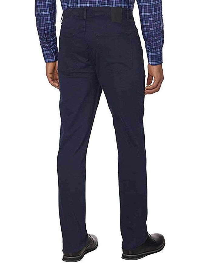 DKNY Mens Bedford Slim Straight Brushed Twill Pant