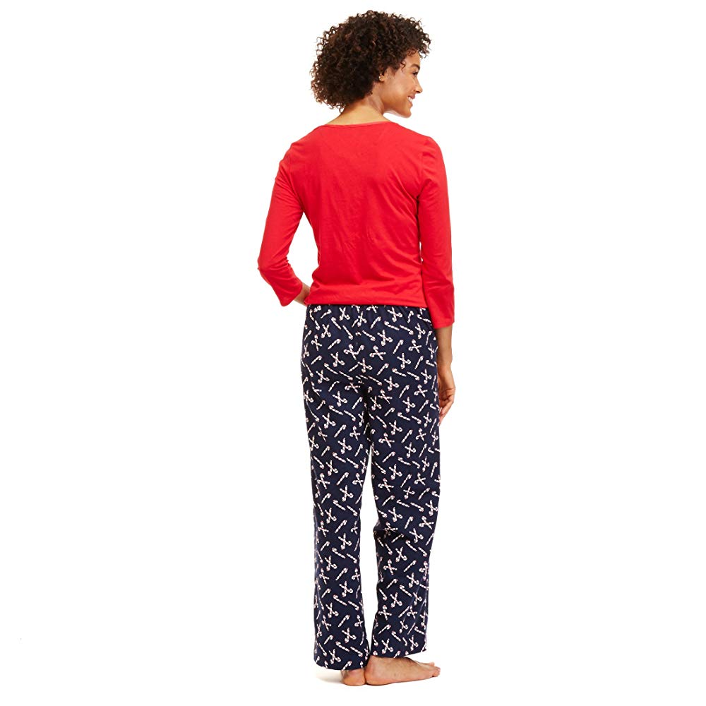 Nautica Womens Flannel Pajama Set