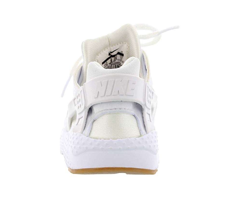 Nike Girls Preschool Huarache Run SE Running Shoes Black/Met Gold/White 3
