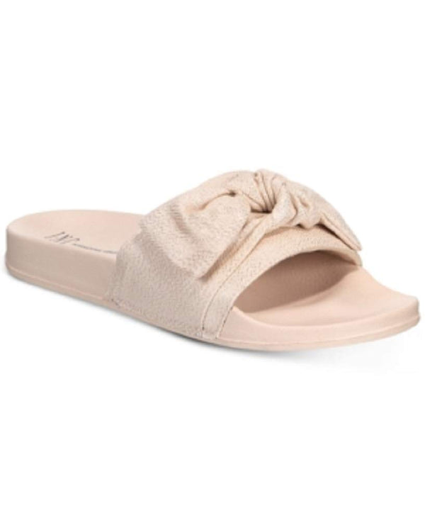 INC International Concepts Womens Knotted Slide Slippers Pink X-Large