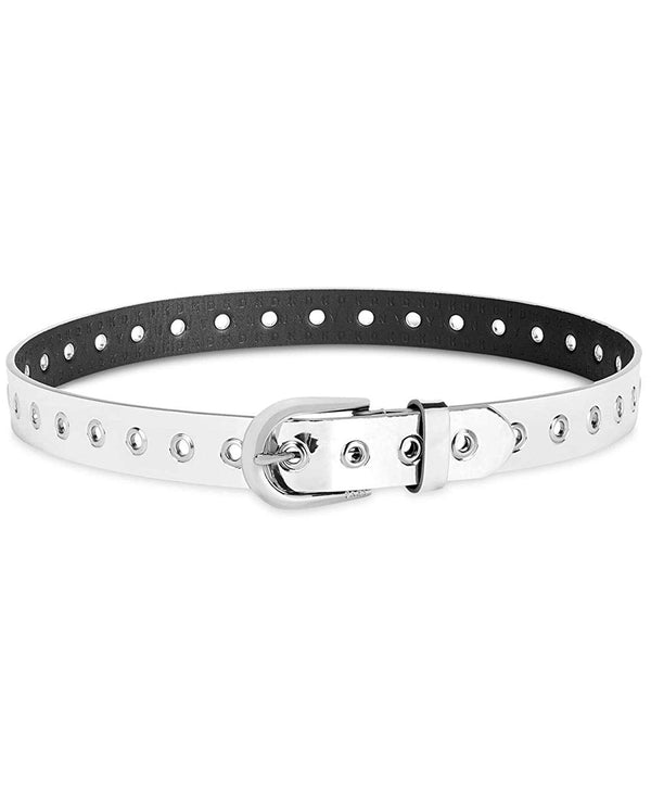 Dkny Womens Spazzolato Grommeted Belt
