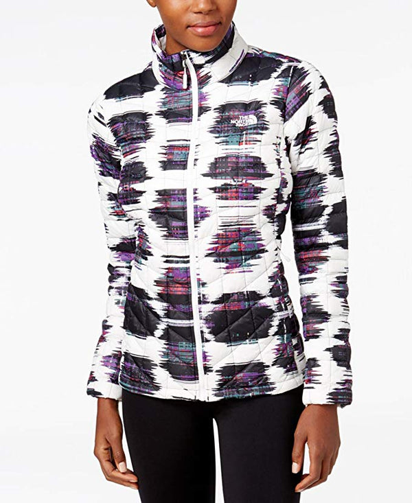 The North Face Womens Thermoball Full Zip Carbon Print Jacket