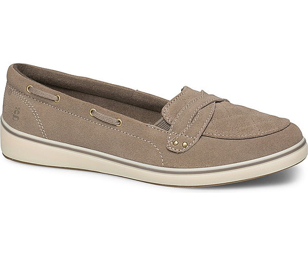Grasshoppers Womens Windham Suede Boat Shoe