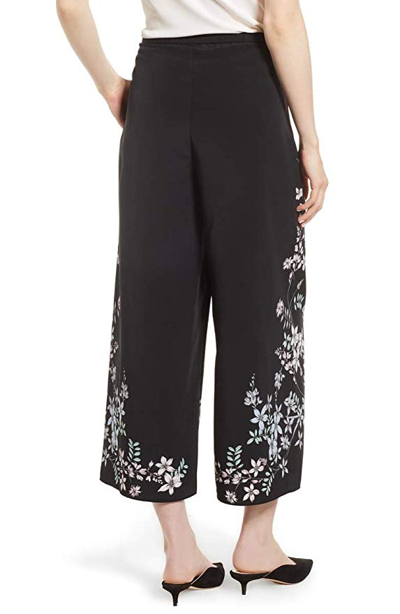 Vince Camuto Womens Cropped Wide Leg Pants