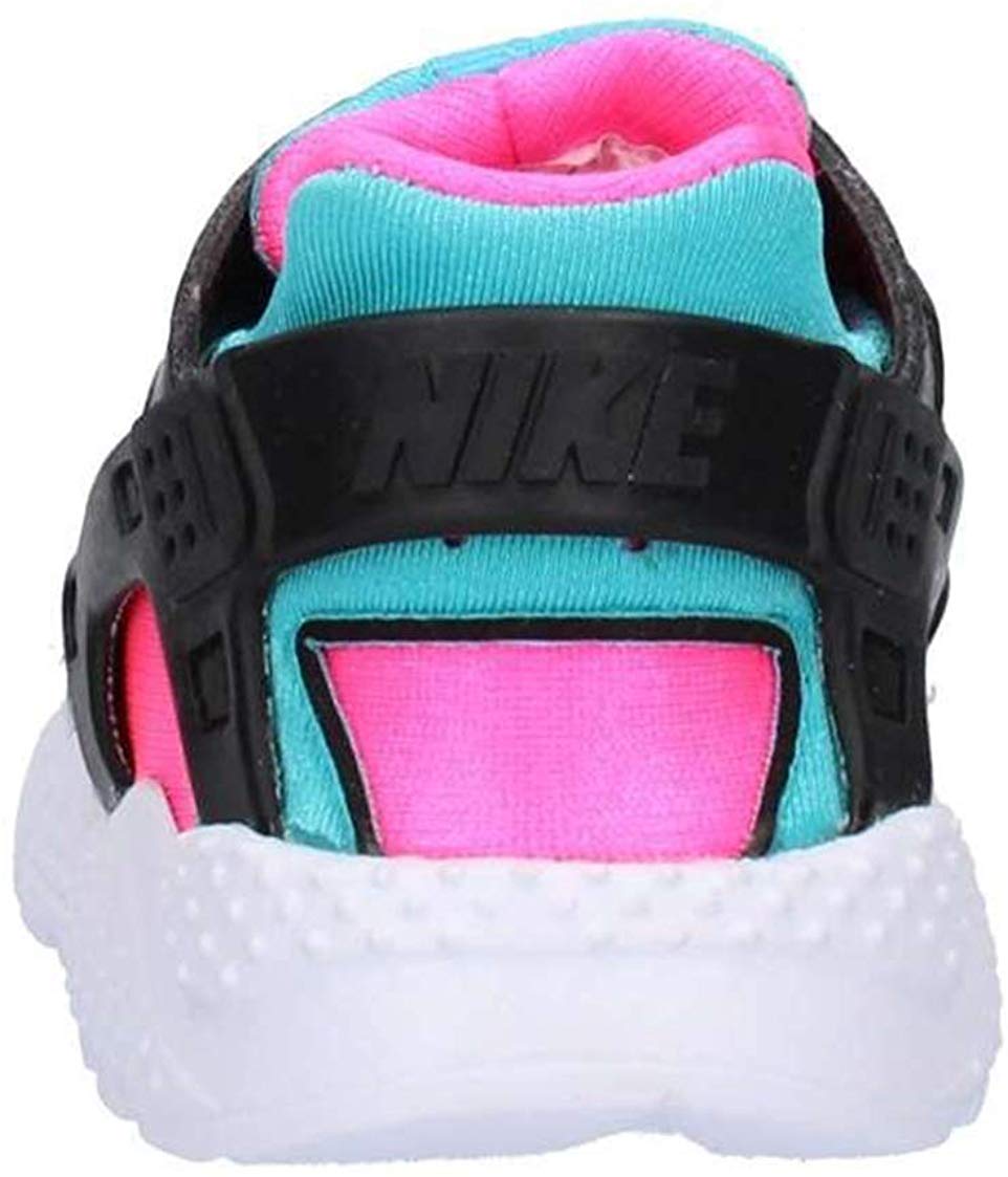 Nike Toddlers Huarache Run Running Shoes Black/Met Gold/White 6