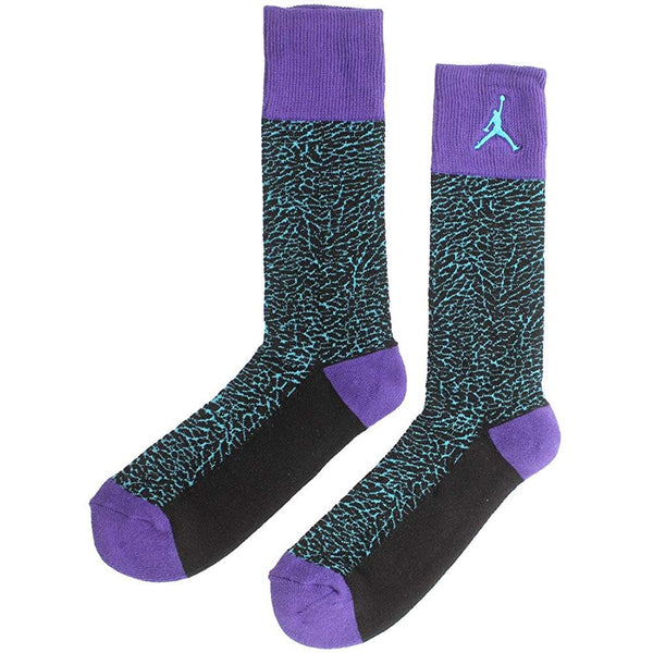 Jordan Mens Dri Fit Socks Blue Medium