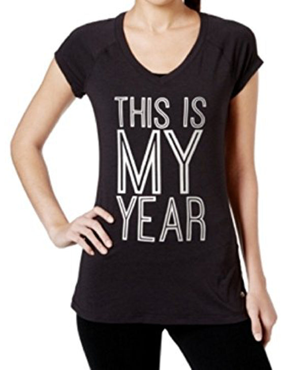 Ideology Womens This Is My Year T Shirt