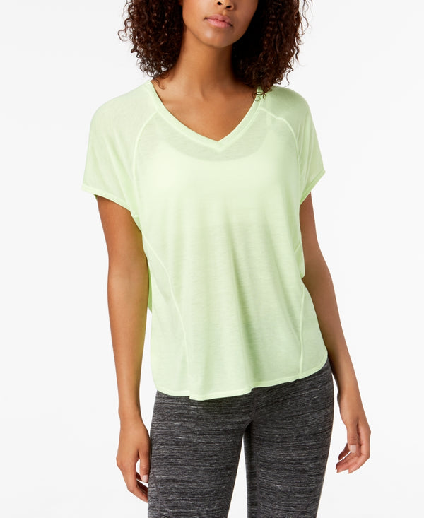 Calvin Klein Womens Performance Relaxed Tie Back T-Shirt
