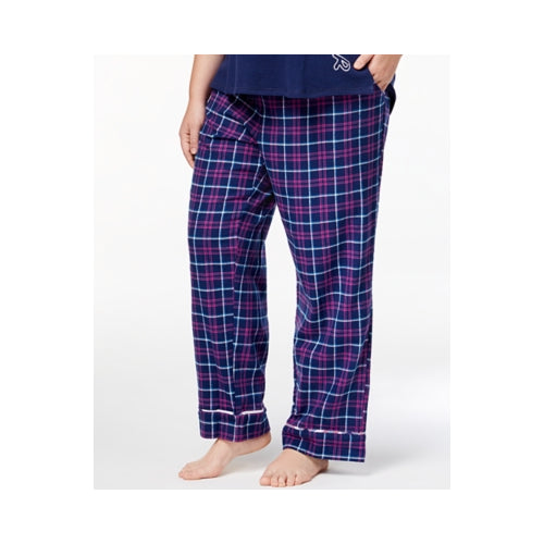 Tommy Hilfiger Womens Freemont Plaid Flannel Lounge Pajama Pant