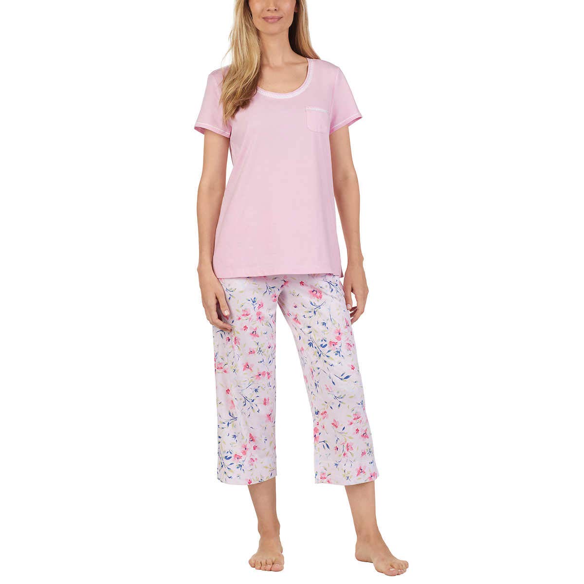 Carole Hochman Womens 3-Piece Pajama Set