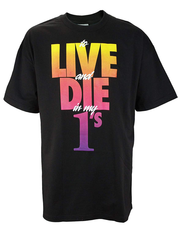 Nike Mens To Live And Die In My 1'S T-Shirt