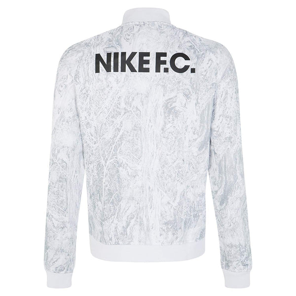 Nike Mens Allover Print Jacket,Grey White Black Gold,Medium