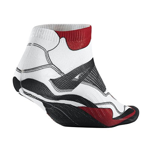 Jordan Unisex Ajiv Retro Sublimated Booties,White/Black/Red,Large