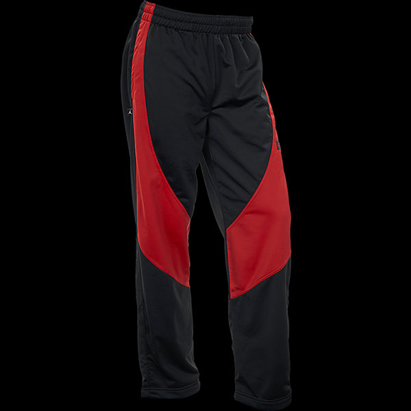Jordan Mens 1 Muscle Active Pants Black/Red Medium