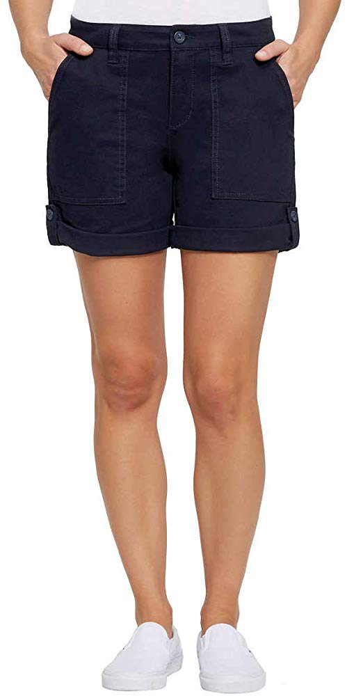 Jones New York Womens Utility Chino Shorts