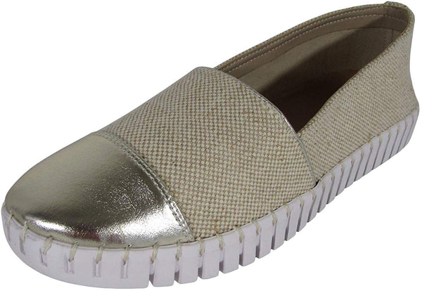 Steve Madden Womens Natural Comfort Sax Loafers