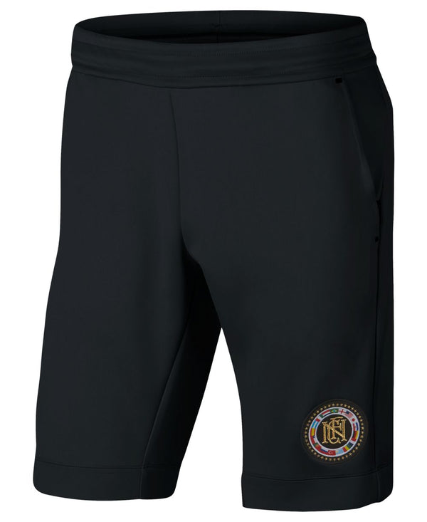 Nike Mens Fc Patch Dri Fit Active Shorts,Black,Medium