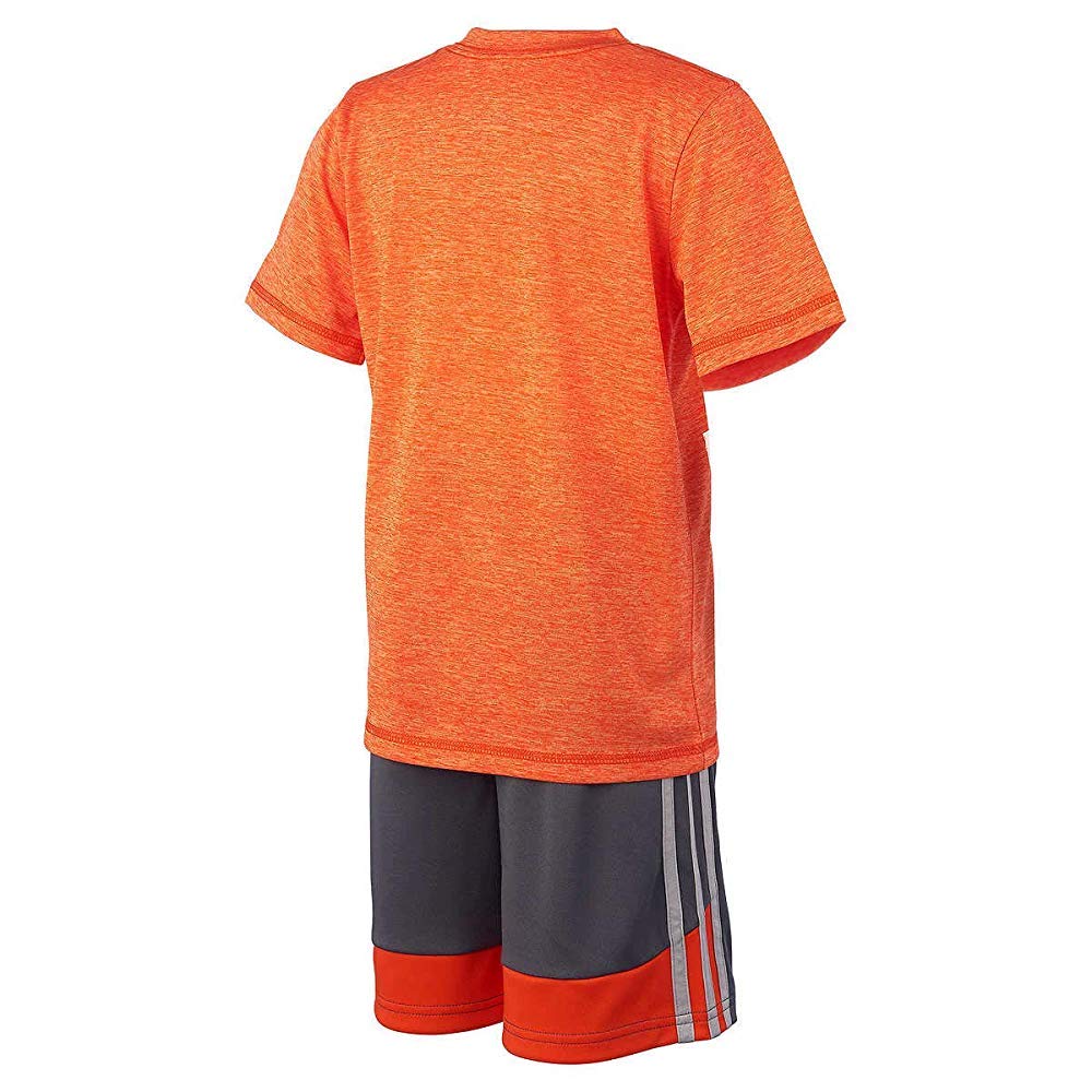 Adidas Toddler Boys Short Sleeve Athletic T-Shirt And Shorts 2 Piece Set