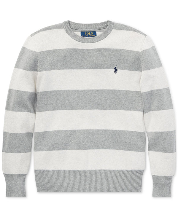 Polo Ralph Lauren Big Kid Boys Striped Cotton Sweater