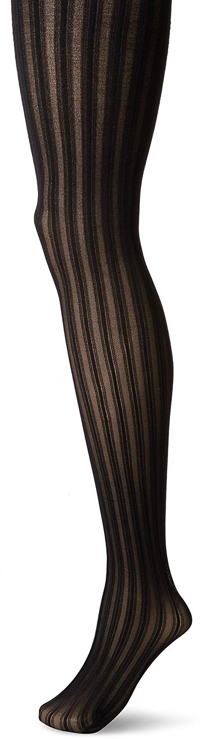 Berkshire Womens Plus Size Easy On Vertical Stripe Tights