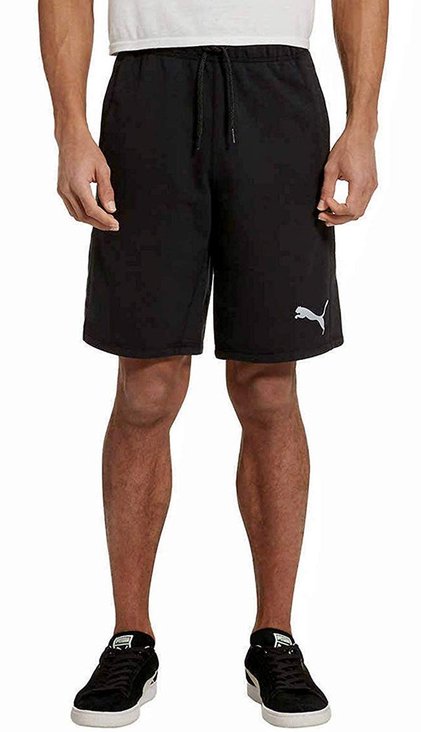 Puma Mens Logo French Terry Stretch Waistband Shorts